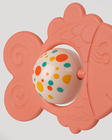 Arkadaşım Balık Diş Kaşıyıcı Çıngırak-Somon