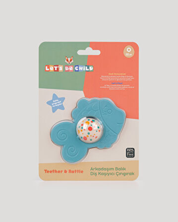 Arkadaşım Balık Diş Kaşıyıcı Çıngırak-Petrol Yeşili