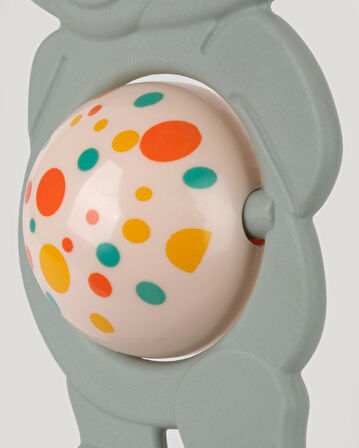 Sevimli Ayıcık Diş Kaşıyıcı Çıngırak-Petrol Yeşili