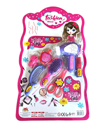 Oyuncak Güzellik Seti – 7 Parça Makyaj ve Aksesuar Seti, Makyaj Oyuncakları