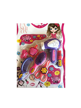 Oyuncak Güzellik Seti – 7 Parça Makyaj ve Aksesuar Seti, Makyaj Oyuncakları