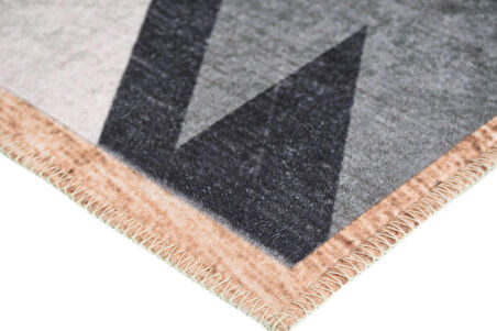 Vitaus Kaymaz Tabanlı Yıkanabilir Halı KRN-9535-160x230