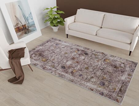 Vitaus Kaymaz Tabanlı Yıkanabilir Halı KRN-9529-160x230
