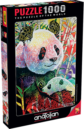 Anatolian 1000 Parçalık Puzzle - Panda 1099