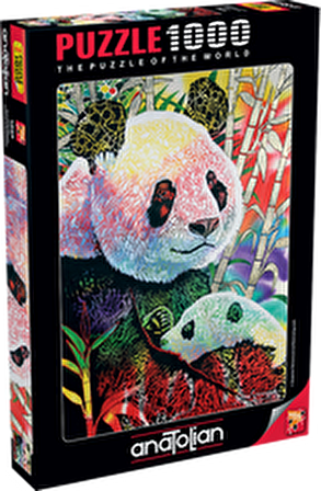 Anatolian 1000 Parçalık Puzzle - Panda 1099