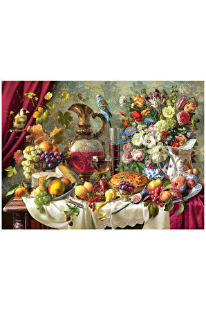 Natürmort 1144 14+ Yaş Küçük Boy Puzzle 1000 Parça