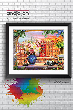 Amsterdam 1150 14+ Yaş Küçük Boy Puzzle 1000 Parça