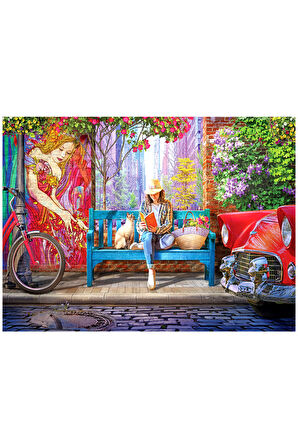 Kitap Keyfi 1151 14+ Yaş Küçük Boy Puzzle 1000 Parça