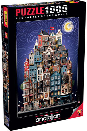 Anatolian 1000 Parçalık Puzzle / Amsterdam Starry Night - Kod 1183