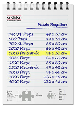 Anatolian 1000 Parçalık Puzzle - Eski İstanbul 1206