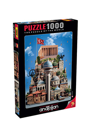 Anatolian 1000 Parçalık Puzzle - Ankara 1207