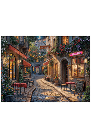 Anatolian 1000 Parçalık Puzzle - Barlar Sokağı 1208