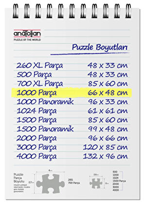 Anatolian 1000 Parçalık Puzzle - Barlar Sokağı 1208