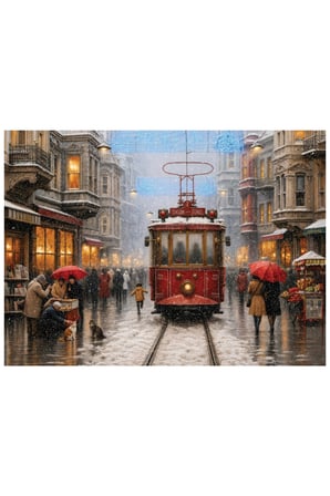 Anatolian 1000 Parçalık Puzzle - İstiklal Caddesi 1215