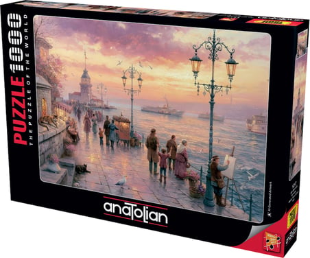 Anatolian 1000 Parçalık Puzzle - Gün Batımında Kız Kulesi 1217
