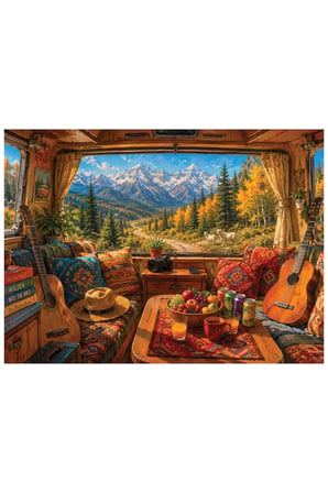 Anatolian 1000 Parçalık Puzzle - Yolda 1224