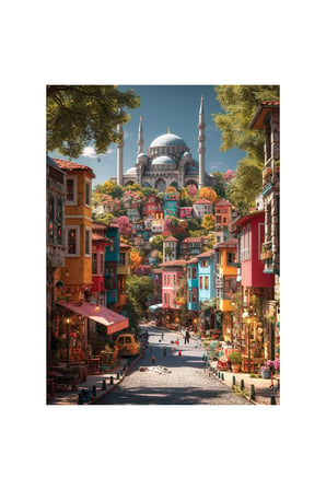 Anatolian 1000 Parçalık Puzzle - İstanbul'un Renkleri 1227