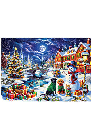 Anatolian 700 Parça XL Puzzle - Yeni Yıl Gecesi 2708