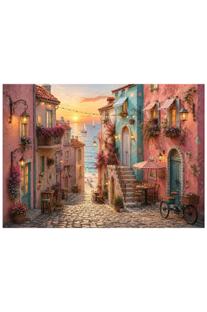 Anatolian 700 Parça XL Puzzle - Pembe ve Mavi 2713