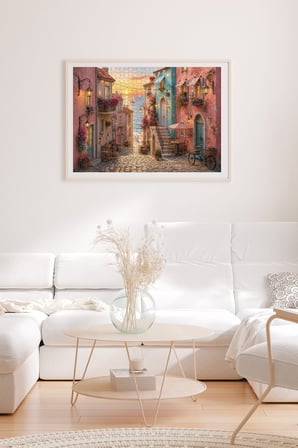 Anatolian 700 Parça XL Puzzle - Pembe ve Mavi 2713