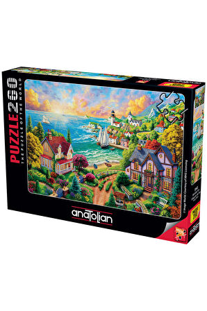Sahildeki Köy 3343 14+ Yaş Büyük Boy Puzzle 260 Parça