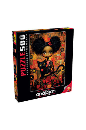 Anatolian 500 Parçalık Puzzle - Kara Kedi 3641