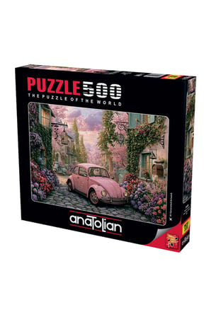 Anatolian 500 Parçalık Puzzle - Pembe Vosvos 3646