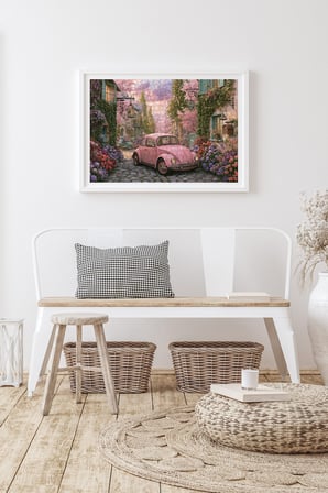 Anatolian 500 Parçalık Puzzle - Pembe Vosvos 3646