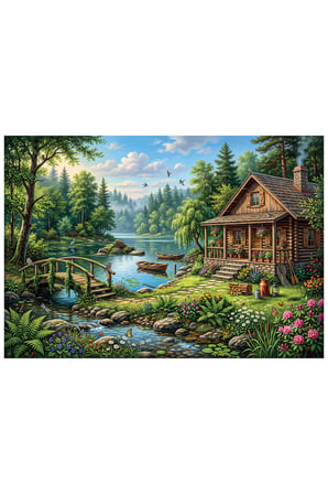 Anatolian 500 Parçalık Puzzle - Sabah Sakinliği 3649