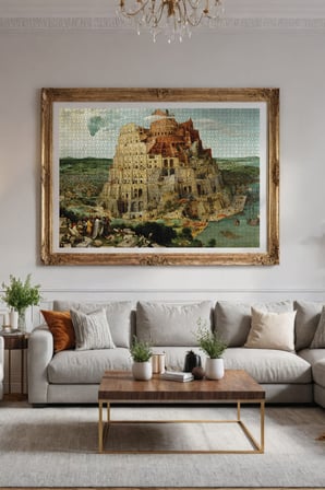 Anatolian 2000 Parçalık Puzzle - Babil Kulesi 3974