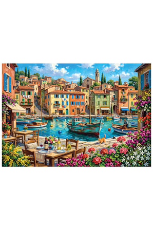 Anatolian 2000 Parçalık Puzzle - Balıkçı Kasabası 3976