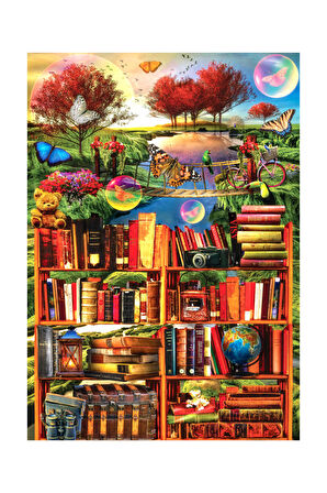 Anatolian 1500 Parçalık Puzzle - Kitap Dünyası 4571