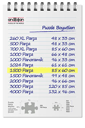 Anatolian 1500 Parçalık Puzzle - Yaz Esintisi 4582