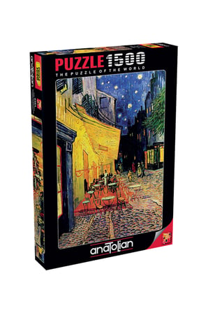 Anatolian 1500 Parçalık Puzzle - Kafe Terasta Gece 4584