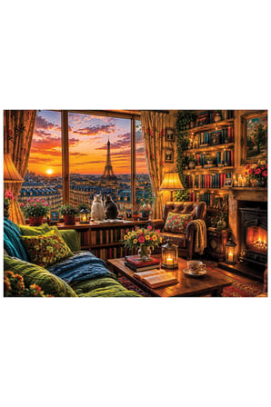 Anatolian 1500 Parçalık Puzzle - Bir Fincan Paris 4587