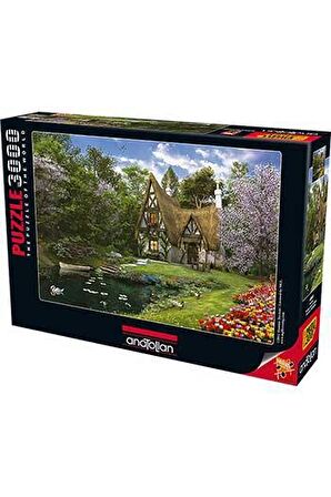 Anatolian 3000 Parçalık Puzzle - Göl Evi 4900
