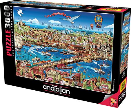 Anatolian Şehir / Yapı 3000 Parça Yetişkin Puzzle