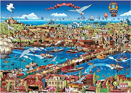 Anatolian Şehir / Yapı 3000 Parça Yetişkin Puzzle