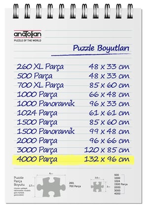 Anatolian 4000 Parçalık Puzzle - Saklı Köşk 5210