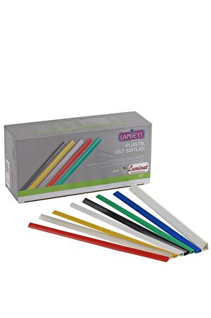 Lamiess 12 Mm Plastik Sırtlık Sarı 100'Lü