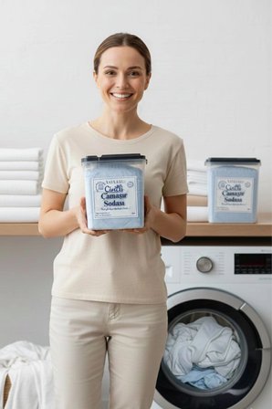 Çivitli Çamaşır Sodası Çivit Etkili Optik Beyazlık 1KG Çivitli Leke Sökücü Beyazlatıcı