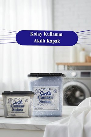 Çivitli Çamaşır Sodası Çivit Etkili Optik Beyazlık 750GR 2'li Kutu Çivitli Leke Sökücü Beyazlatıcı