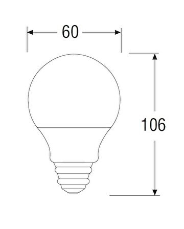 Gecem Led Ampul 9W 3000K E27 Led Ampul