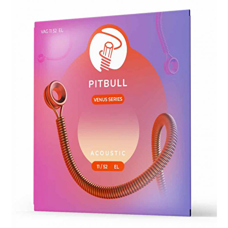 Pitbull Strings Venus Series VAG 11-52 EL Takım Tel Akustik Gitar Teli 011-052