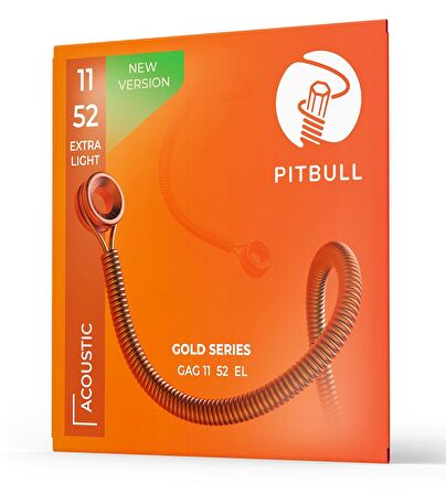 Pitbull Gold Series GAG 11-52 EL Takım Tel Akustik Gitar Teli 011-052