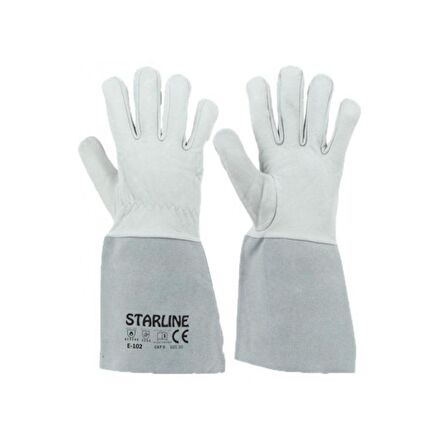 Starline E-102 Deri Kaynak Eldiveni No:10