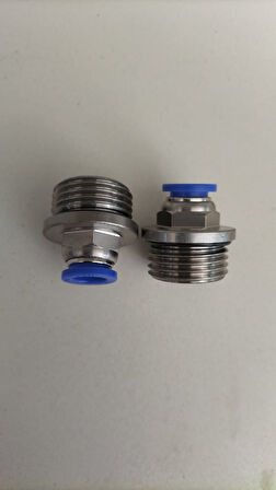 EPC08-G04-1/2*8 MM DÜZ ERKEK REKOR (PLS.FIT.)- 2 Adet