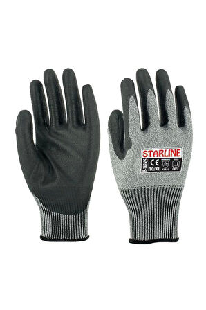 Starline E-145505 Kesilmeye Dirençli Poliüretan Kaplamalı İş Eldiveni
