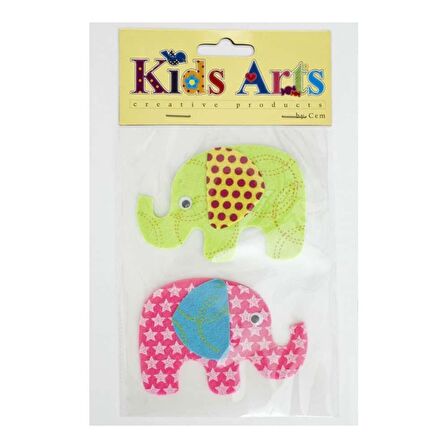 Keçe Sticker Fil 2’Li St-5238