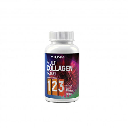 Voonka Multi Collagen Powder Hidrolize Collagen 90 Tablet